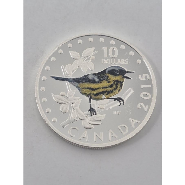 1/2 Oz .9999 Silver 2015 Song Bird Coin