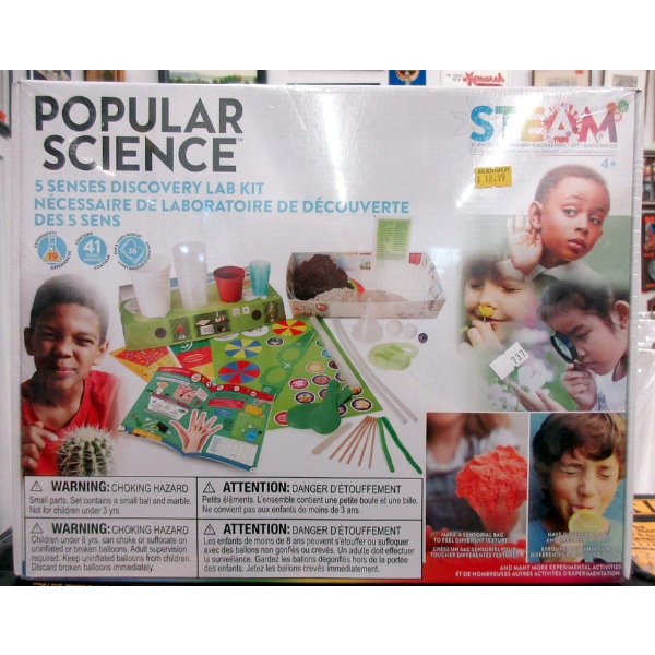 New Popular Science 5 Senses Discovery Lab Kit