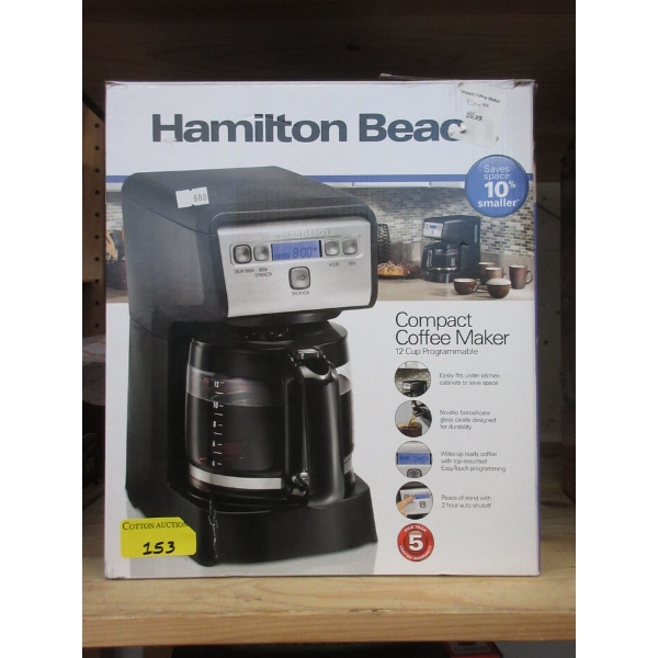 Hamilton Beach Compact 12-Cup Coffee Maker