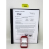 Image 1 : 14 KT White Gold Diamond & Ruby Earrings