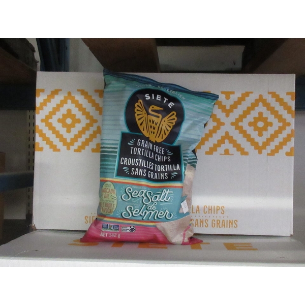 Case of Siete Grain Free Sea Salt Tortilla Chips