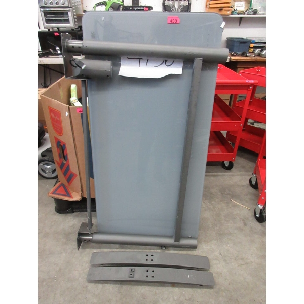 Grey Glass Top Electric Height Adjustable Desk