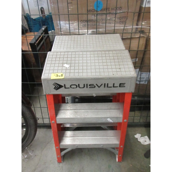 2 Louisville 24" Step Stools - Preowned - As is
