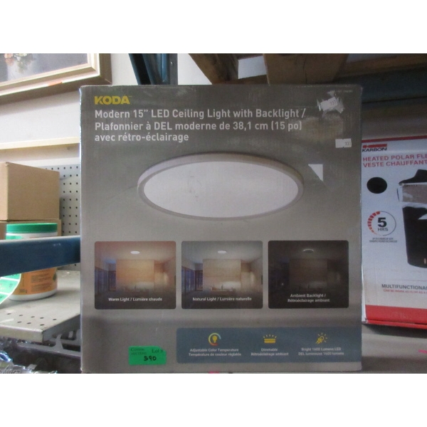 Koda Modern 15" LED Ceiling Light 
