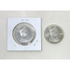 Image 2 : Two 1966 Canadian 80% Silver Dollar Coins