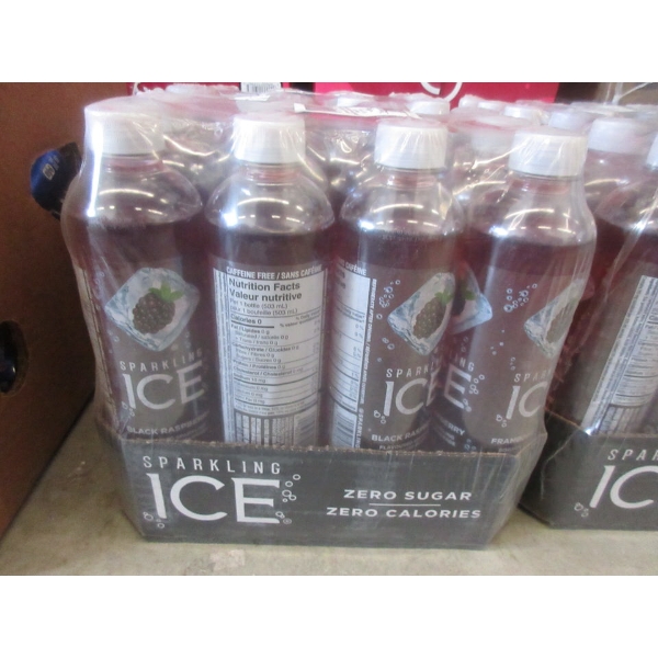6 Cases of Sparkling Ice Zero Sugar Beverage