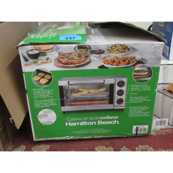 Hamilton Beach Sure-Crisp Air Fryer Toaster Oven