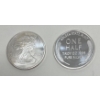 Image 1 : 2 x 1/2 Oz .999 Silver Walking Liberty Round