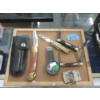 Image 1 : 6 Piece Lot of Pocket Knives, Compass & Belt Buckle