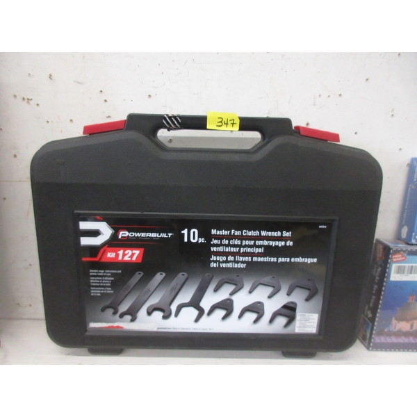 New Powerbuilt  Master Fan Clutch Wrench Set