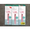 Image 1 : 3 Rose Quartz Facial Rollers by Relaxus Beauty