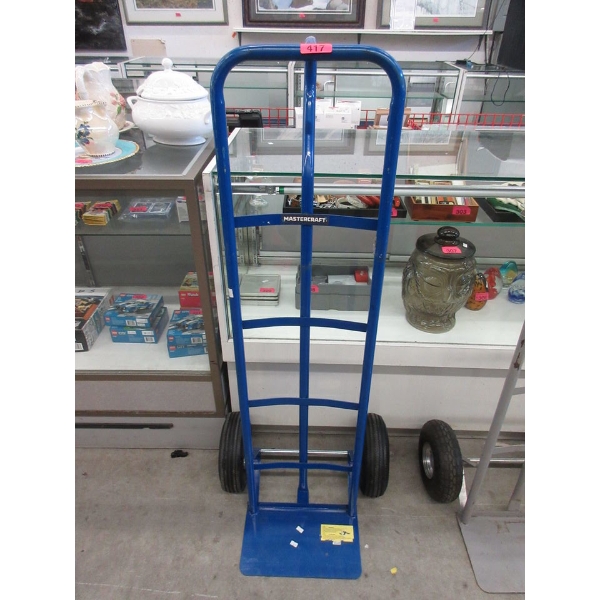 Blue Mastercraft Metal Hand Truck - Preowned