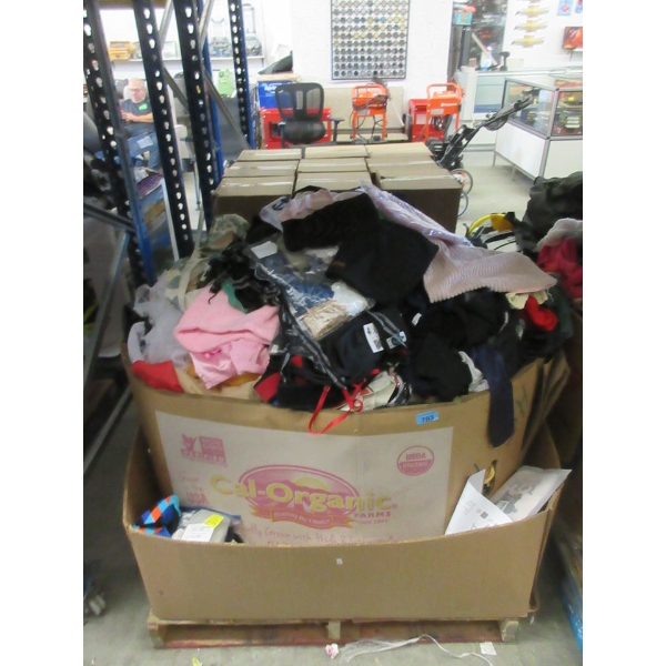 Skid of Clothing & Household Goods