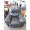 Image 1 : Charcoal Faux Leather Power Recliner