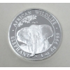 Image 1 : 1 Oz .9999 Silver African Wildlife Elephant Coin