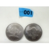 Image 1 : 2 x 1 Oz .999 Fine Titanium Buffalo USA Rounds