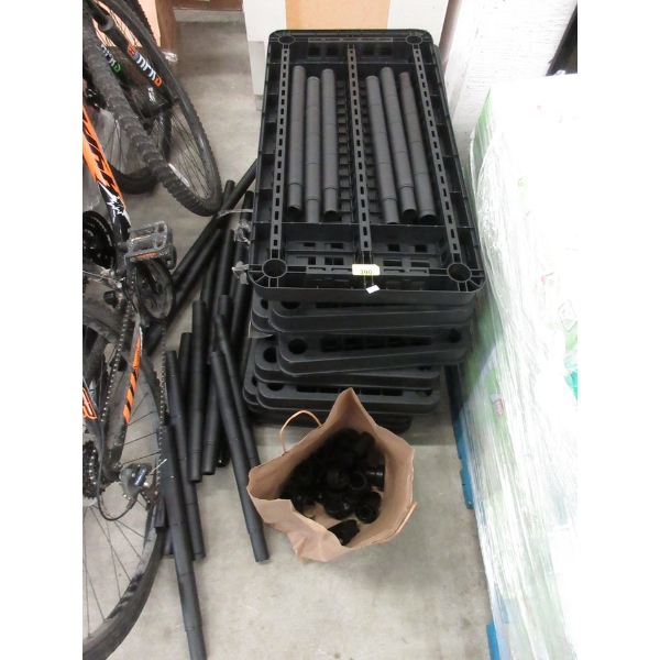 Stack of 10 Shelves with Connectors