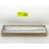 Image 3 : White Topaz & Diamond Tennis Bracelet 