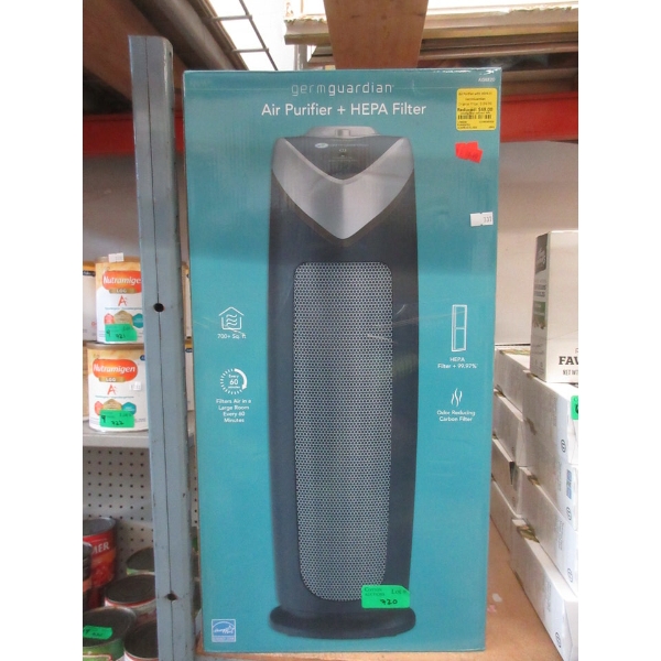 Germguardian Air Purifier + HEPA Filter