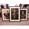 Image 1 : 3 Huge Framed Images of English Monarchs 