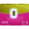 Image 2 : 4 x 1/4 Grain .999 Fine Gold Certified Bars 