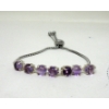 Image 1 : Multi-Amethyst Bolo Bracelet 