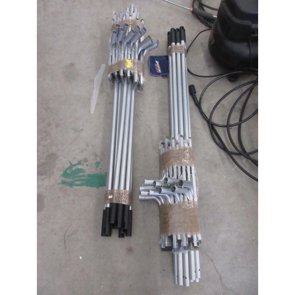 24 Industrial 28" Foam Floor Squeegees with Poles
