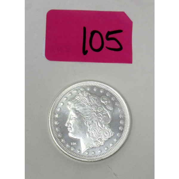 1 Oz .999 Silver E.Pluribus.Unum Round 