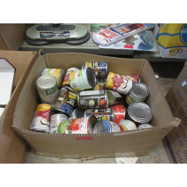 20+ Dented Cans of Assorted Food Products