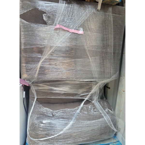 Customer Return Gray Fabric Sofa