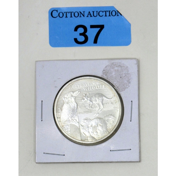 2 Oz .9999 Silver 2020 Australian Wildlife Coin 