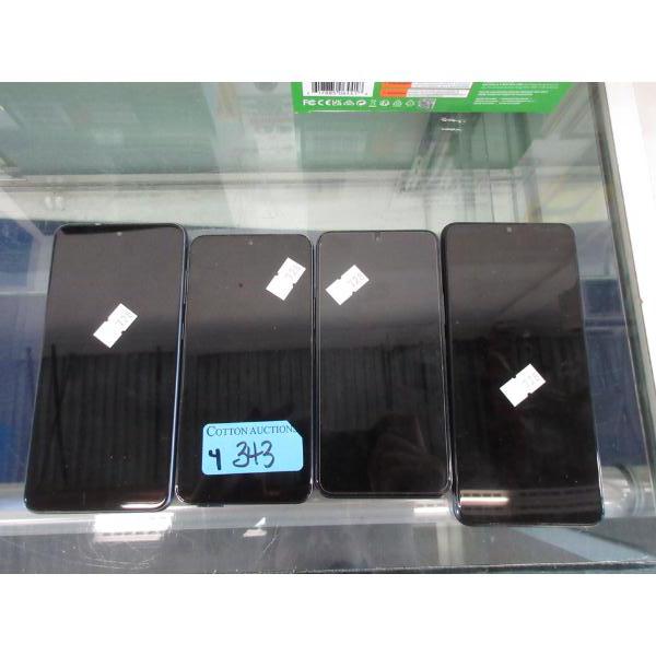 4 Assorted Samsung Cell Phones - Preowned - As Is