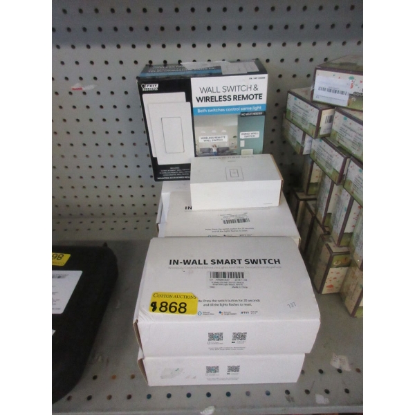 8 Sets of In-Wall Smart Switches