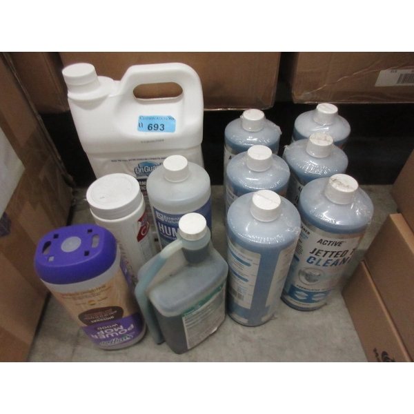 11 Assorted Cleaners and Insecticide