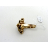 Image 3 : Three .925 Silver Gold Plated Gemstone Rings RED