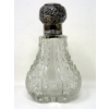 Image 1 : Large Antique Sterling Silver Topped Perfume Bottle