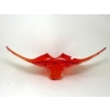 Image 1 : MCM Red Art Glass Vase Centerpiece - May Be EDAG
