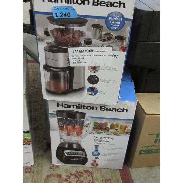 Hamilton Beach Smoothie Blender & Coffee Grinder