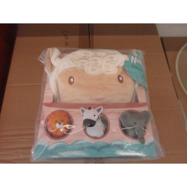 6 New Noah's Ark Book and Bath Time Sets