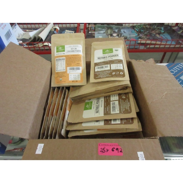 25+ Packets of Cinnamon Powder & Nutmeg Powder