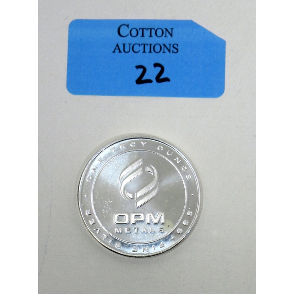 1 Oz .999+ Silver Ohio Precious Metal Round 