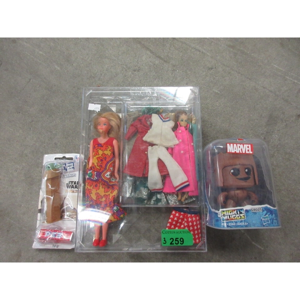 Groot Might Muggs, Star Wars Pez & Dolls 