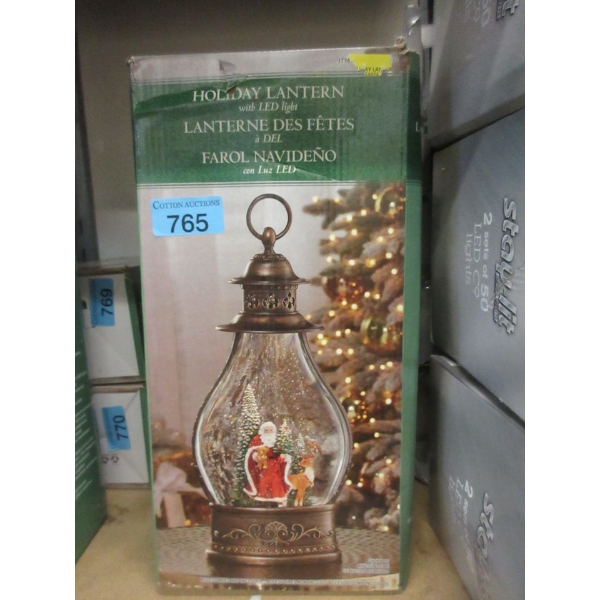 LED Illuminated Holiday Lantern - Battery Operated