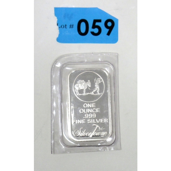 1 Oz .999 Silver SilverTowne Miner/Mule Bar 