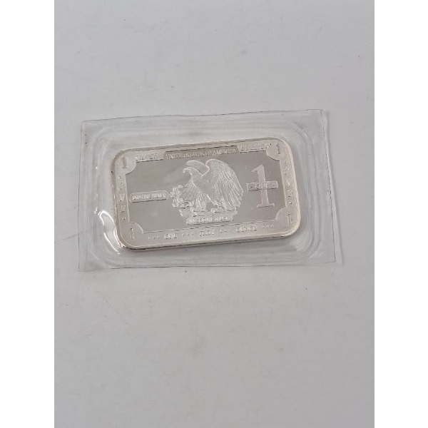 1 Oz .999 Silver USA Eagle Bullion Bar