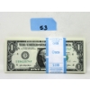 Image 1 : 100 x $1 USD Uncirculated Federal Reserve Bundle 