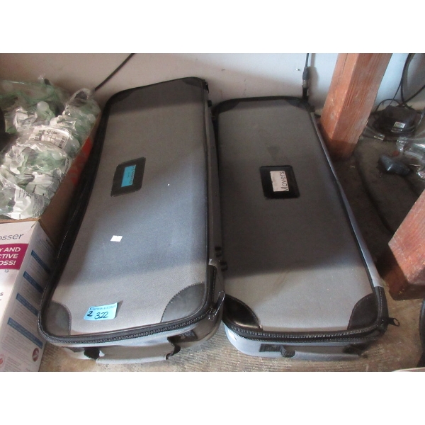 2 Zippered Cases - Preowned - As Is