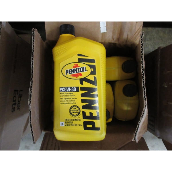 6 x 946 ml Pennzoil SAE 5W-30 Motor Oil 