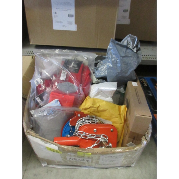 Box Lot of Overstock Tools & Other Goods 