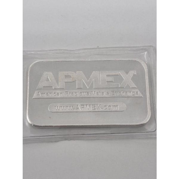 1 Oz .999 Silver APMEX Bar 